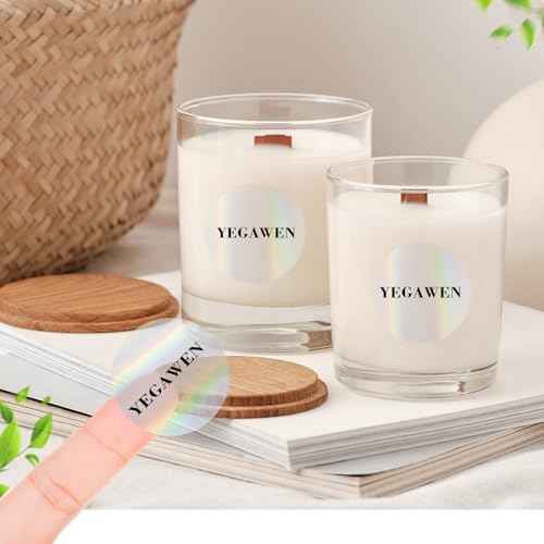 1.5" Round Transparent Thermal Label Stickers
