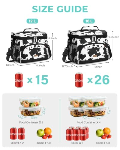 Lunch Box for Men Women Insulated Lunch Tote Cooler Bag Lunchbox