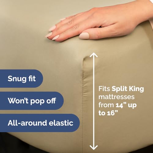 Flex Top Split Head King 4 Piece Sheet Set