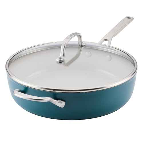 Hard Anodized Ceramic Induction Nonstick Cookware Saute Pan