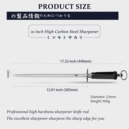 12 Inch Round Diamond Knife Sharpening Rod