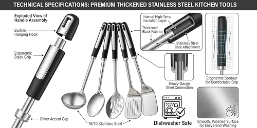 Stainless Steel Spatula Set (2 Count)