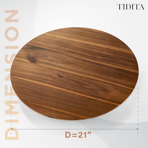 21" Acacia Wood Lazy Susan for Table Top