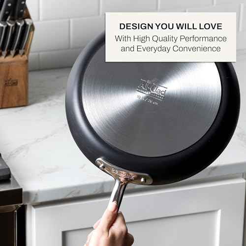 HA1 Hard Anodized Nonstick Fry Pan 12 Inch Induction Oven Broiler Safe 500F
