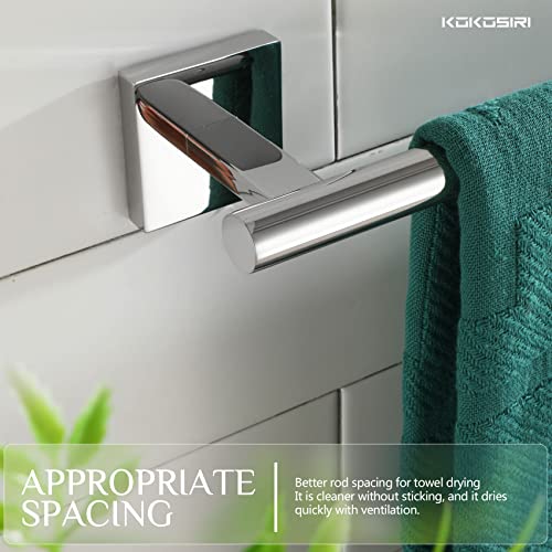 Hand Towel Bar 12 Inch Bathroom Towel Holder for Bath Kitchen Toilet Cabinet Chrome Stainless Steel B4005CH