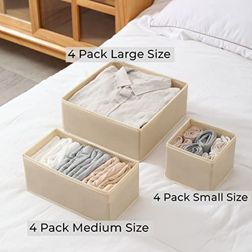 12 Pack Drawer Organizer Clothes (12 Count)