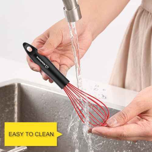 Silicone Whisk Set 10" Kitchen Whisk