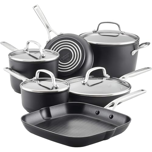 Hard Anodized Induction Nonstick Cookware Pots and Pans Set