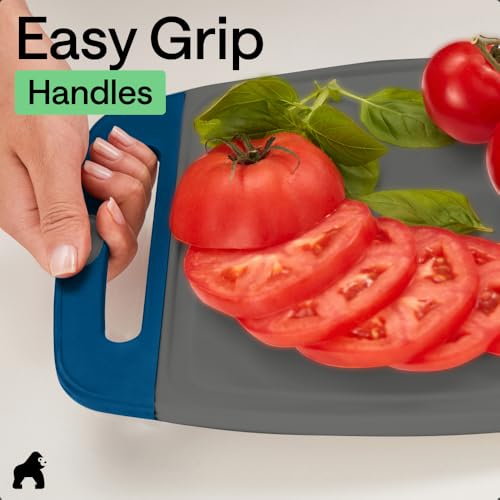 BPA Free Reversible Kitchen Cutting Board (3 Count)