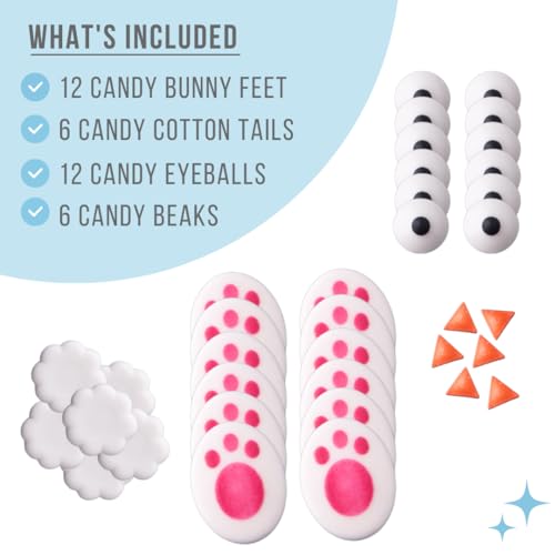 Easter Dextose Candy Shapes