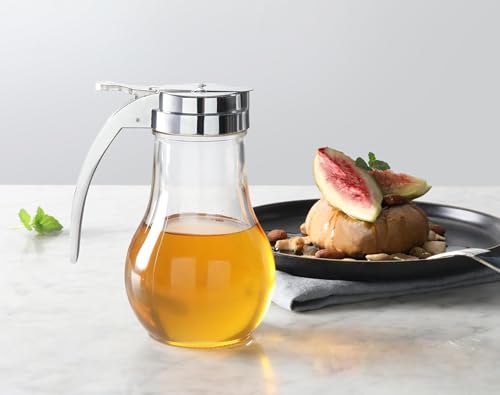 22490 Syrup Dispenser with Chrome Plated Zinc Alloy Top