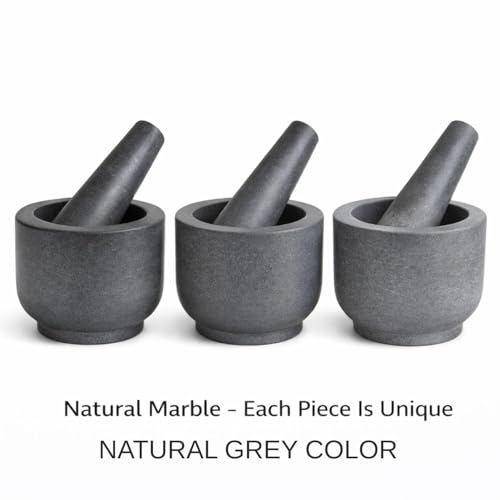 Marble Stone Mortar and Pestle