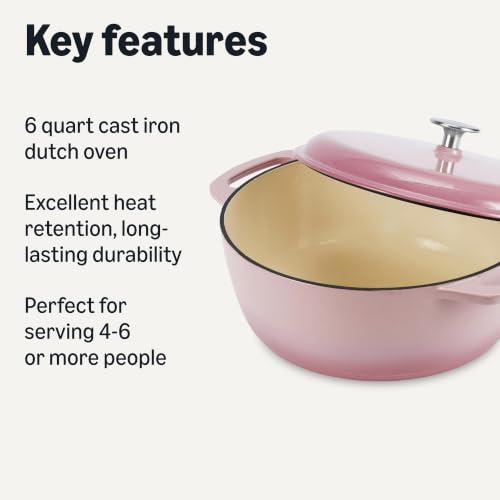 Enameled Cast Iron Dutch Oven Pot with Lid