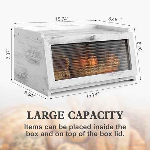 Bread Box for Kitchen Countertop