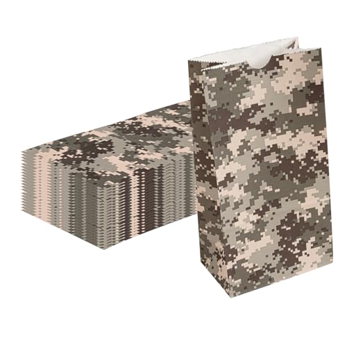 Camouflage Paper Bag (100 Count)