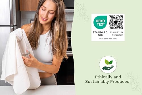 Organic Cotton Flour Sack Kitchen Towels (10 Count)