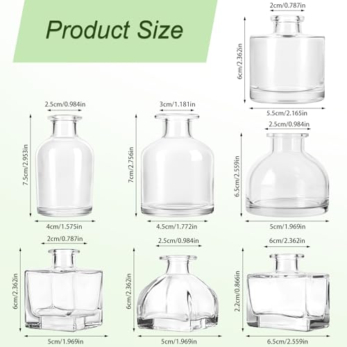 Glass Bud Vase Set of 28 Pcs (28 Count)