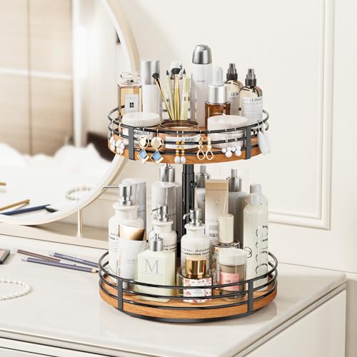 Lazy Susan Turntable Organizer Adjustable