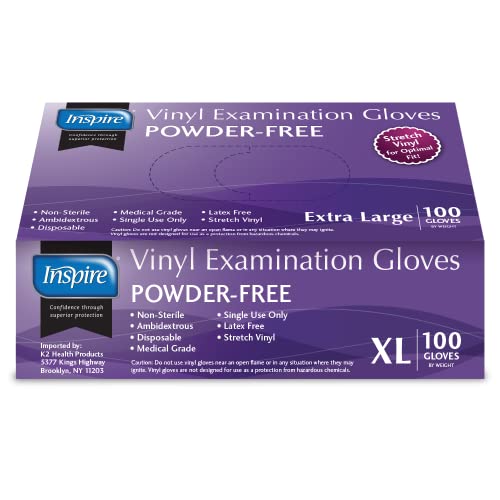 Stretch Vinyl Exam Gloves (1000 Count)