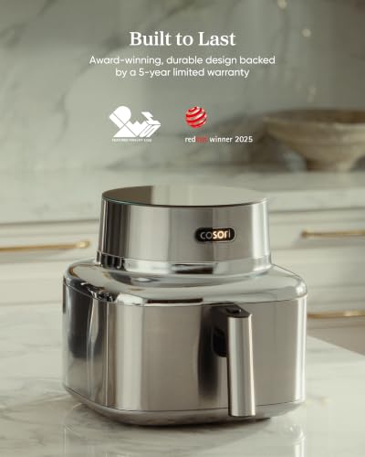 Iconic Stainless Steel Air Fryer