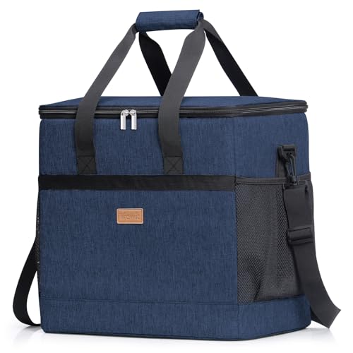 Cooler Bag 60 Cans Collapsible and Insulated Large Lunch Bag Leakproof Soft Cooler Portable for Camping (60 Count)