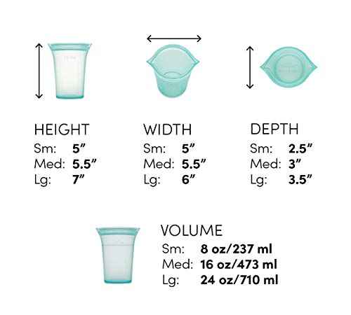 Reusable Food Storage Bags (3 Count)