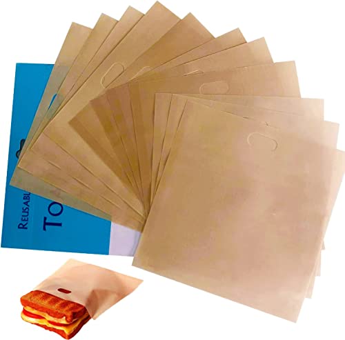 Reusable Toaster Bags 12 Pack Non (12 Count)
