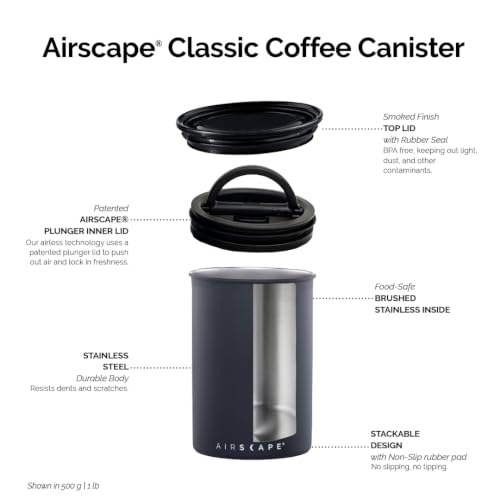 Planetary Design Airscape Stainless Steel Coffee Canister