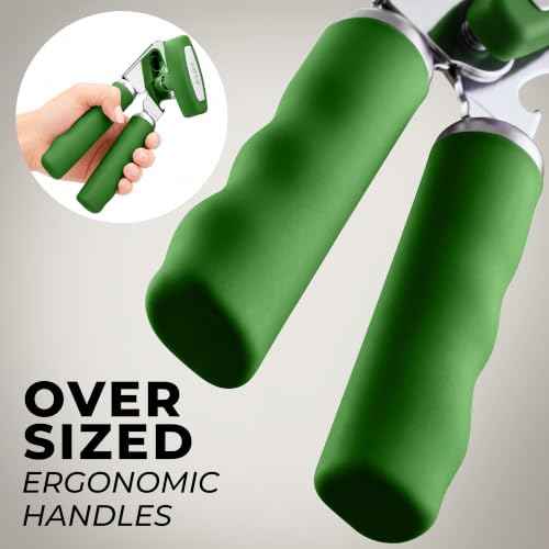 Stainless Steel Swing Open Manual Can Opener Comfortable Grip