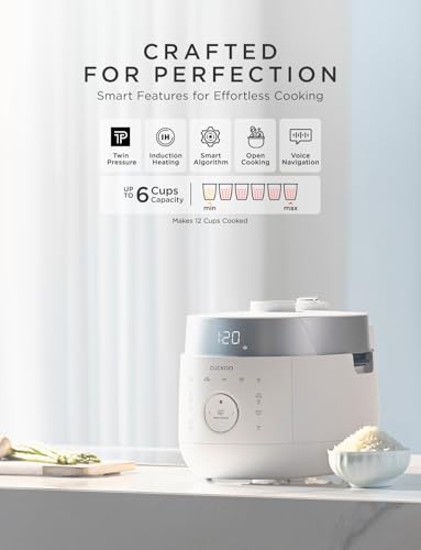 Twin Pressure Induction Rice Cooker (6 Count)