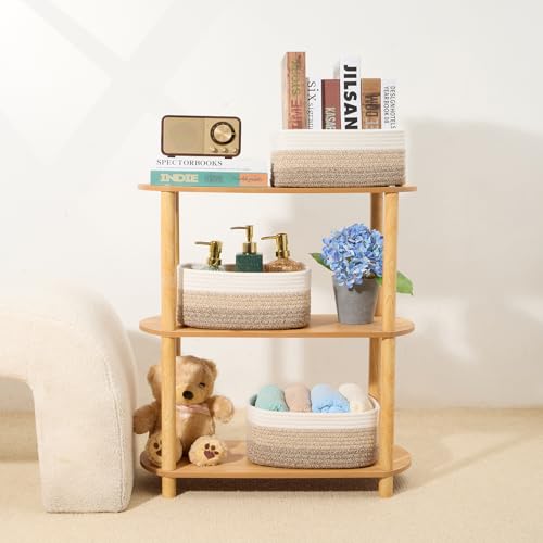 Small Storage Baskets for Organizing (4 Count)