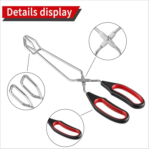 Stainless Steel Scissor Tongs 9.25 (3 Count)