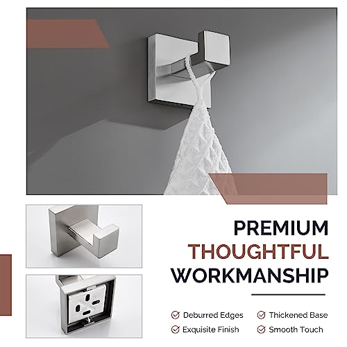 Bathroom Towel Hook Brushed Nickel