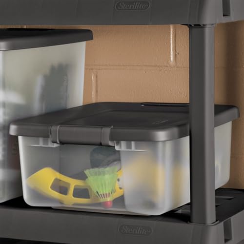 ShelfTote Clear Plastic Storage Bins (12 Count)