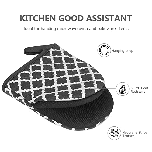1 Pair Short Oven Mitts