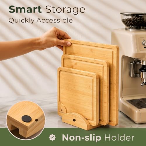 Bamboo Cutting Boards for Kitchen (3 Count)