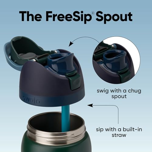 FreeSip Stainless Steel Water Bottle 32 oz Lost Signal