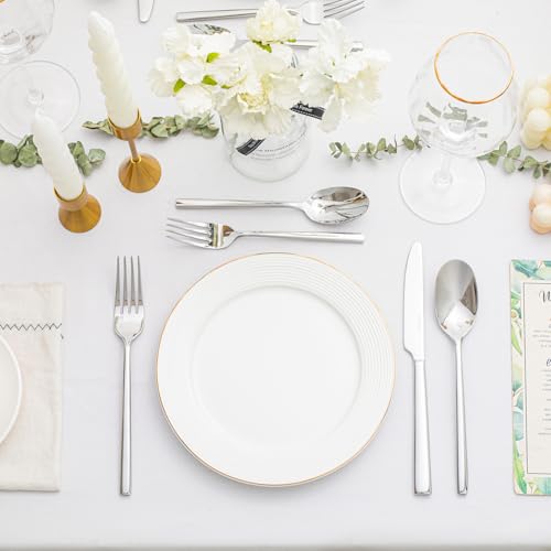 45 Piece Silverware Set with Serving Utensils (45 Count)