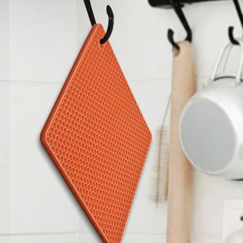 Silicone Square Trivets Mat (6 Count)