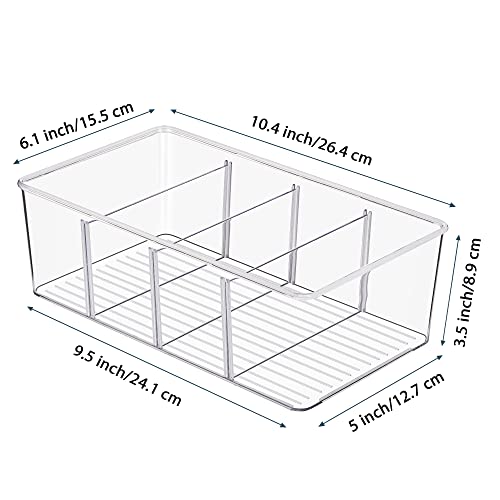 8 Pack Food Storage Organizer Bins (8 Count)
