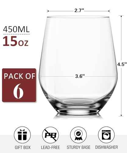 Wine Glasses Set (6 Count)