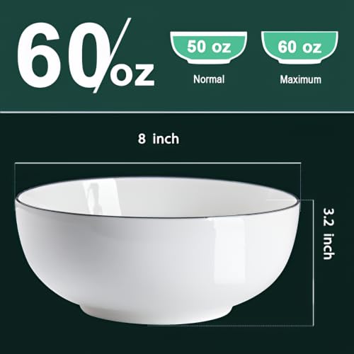 60 Ounces Large Soup Bowl (3 Count)
