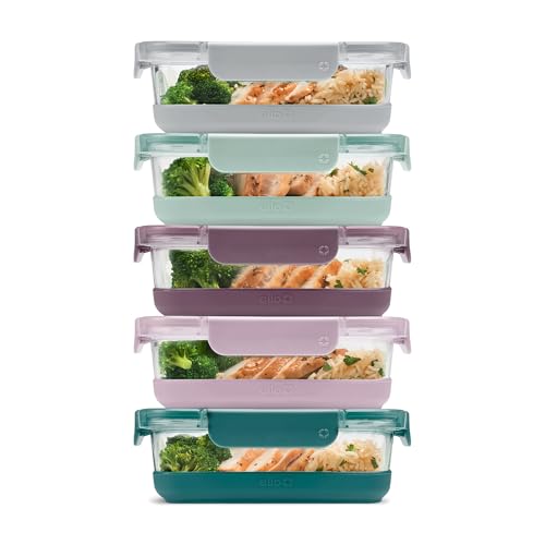 Duraglass Refresh 3.4 Cup Meal Prep Containers (5 Count)