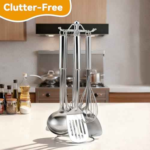 Stainless Steel Kitchen Cooking Utensils Set of 7 (7 Count)
