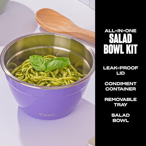 Stainless Steel Salad Bowl Kit 64oz