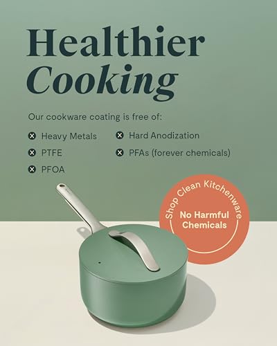 Non Stick 3 qt Ceramic Sauce Pan with Lid