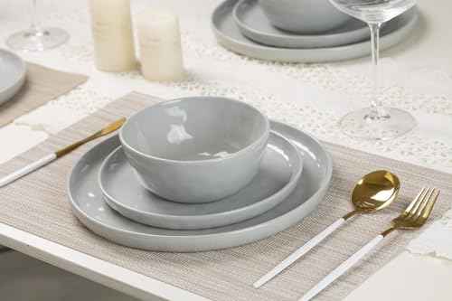 Mars Stoneware Dinnerware Set for 6