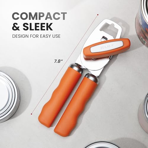 Heavy Duty Stainless Steel Can Opener Manual with Bottle Opener