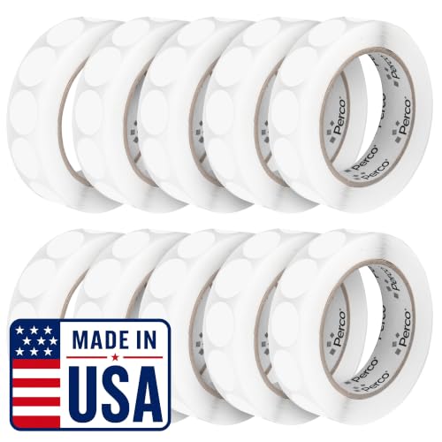 Clear Perforated Round Circle Dot Sticker 1 (80 Count)