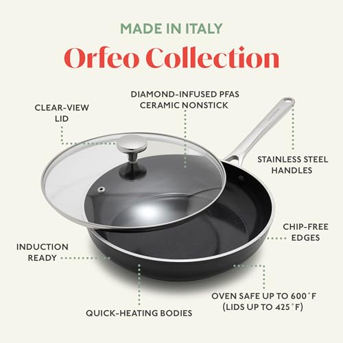 Orfeo 10 Piece Nonstick Cookware Set